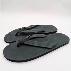 Rainbow 301ALTS Men's Flip Flop Sandals Premier Leather Blue 3X-Large US13.5-15